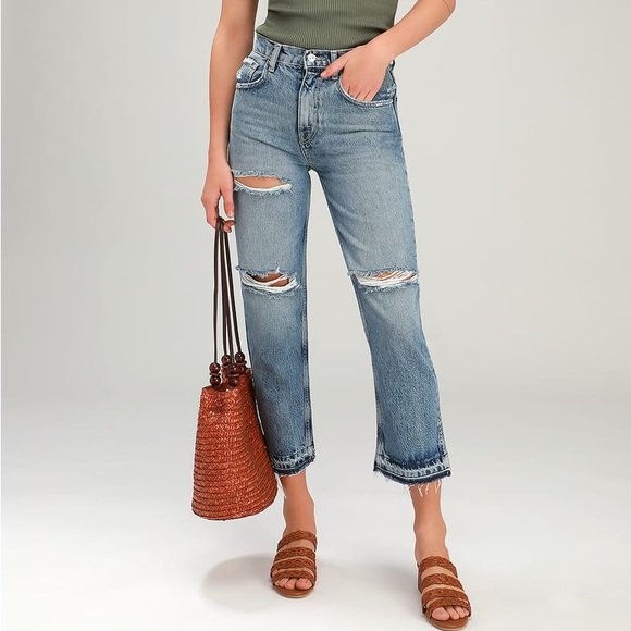 Free People Lita Distressed Jeans - Picture 3 of 6